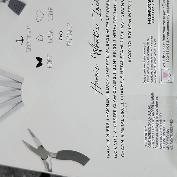 NEXT STYLE D.I.Y SIGNET STYLE JEWELRY STAMP 6 METAL CHARMS - Picture 7 of 13